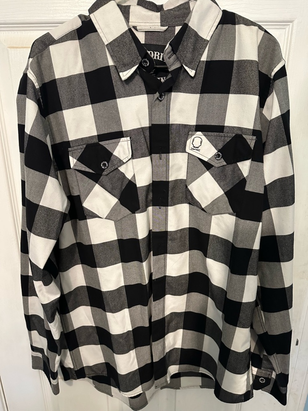 The Drive Clothing Black & White Flannel